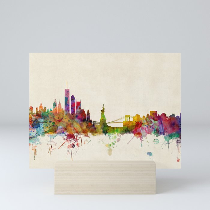 New York City Skyline Mini Art Print