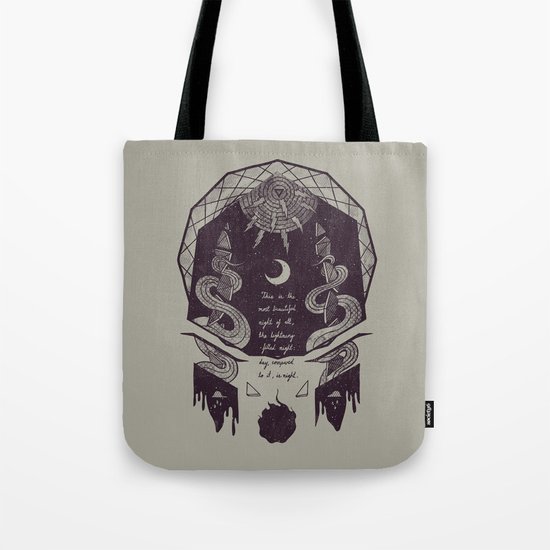 The Lightning-Filled Night Tote Bag