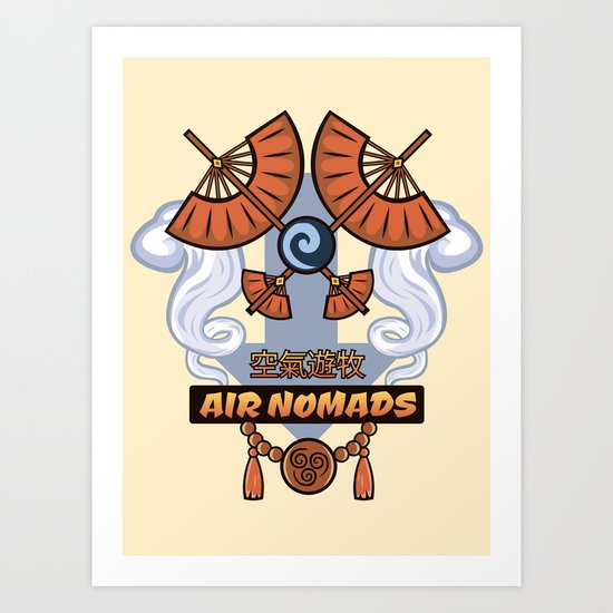 Avatar Nations Series - Air Nomads Art Print