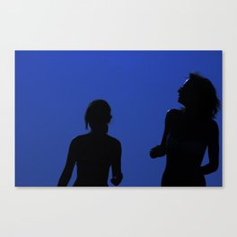 Two Girls In the Sun Canvas Print