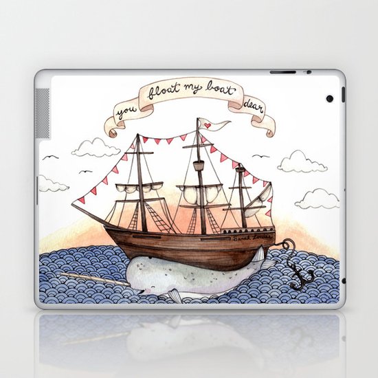 Float My Boat Laptop & iPad Skin