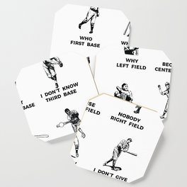Who's on First? Baseball Vards Coaster