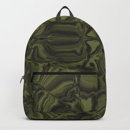 Multidimensional Vintage Green  Backpack