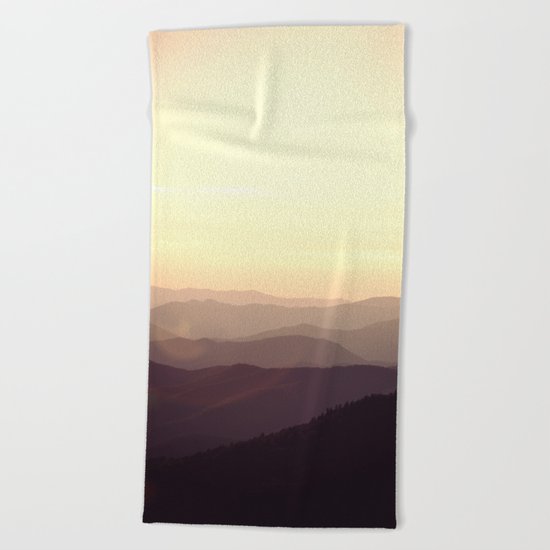 Smokier Mountain Beach Towel