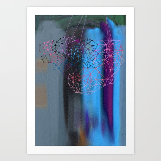 transparent evening Art Print