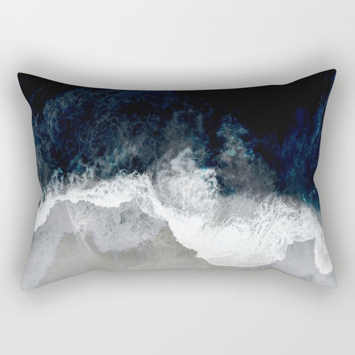 Blue Sea Rectangular Pillow