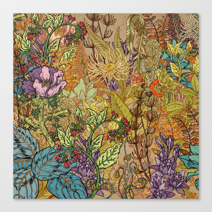 Floral Garden Canvas Print