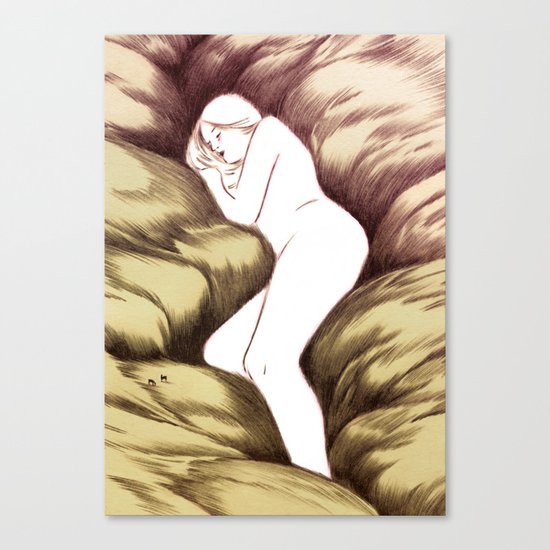 Sleeping Ghost Canvas Print