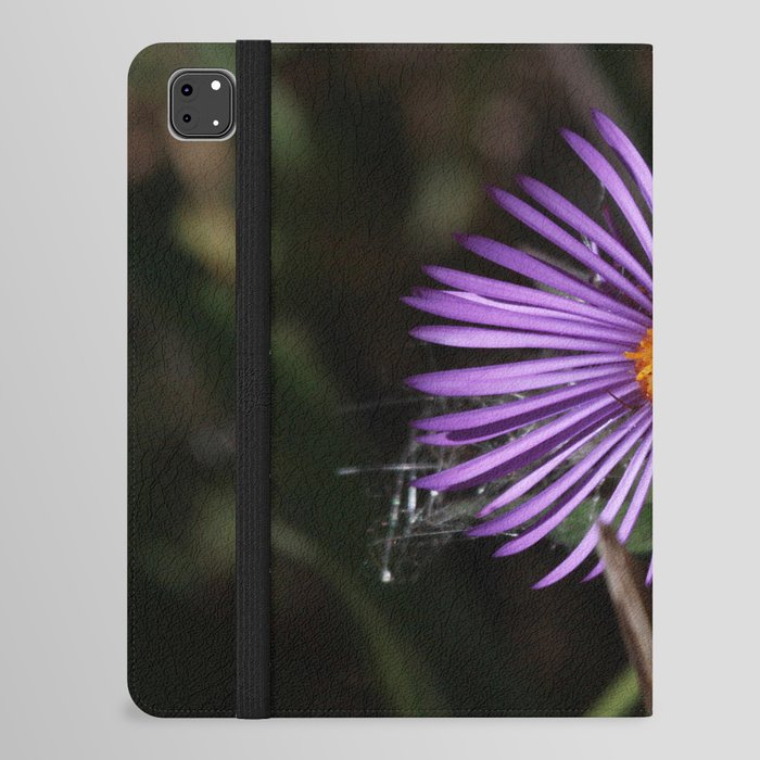 Purple Flower iPad Folio Case