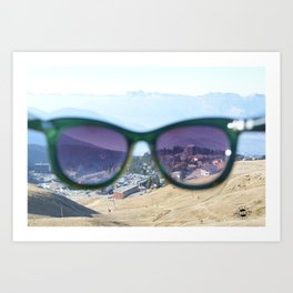 The eyes on the mountain Art Print | Photo, Vercors, Color, Mountains, Alpes, Eyes, Rosecolorglasses, Chamrousse, Glasses, France 