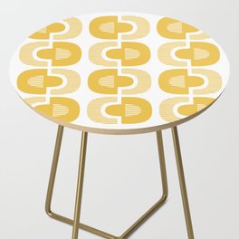 Retro Mid Century Modern Pattern 132 Yellow Side Table
