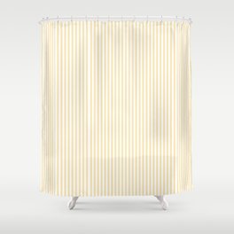 yellow stripe pattern Shower Curtain