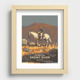 The Man from Snowy River Recessed Framed Print