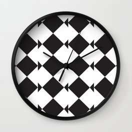 Black Rhomb Wall Clock