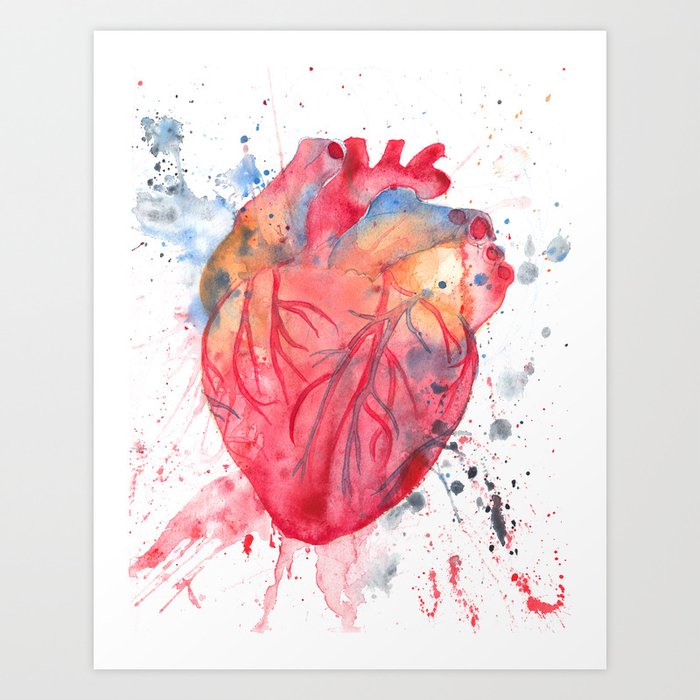 watercolor heart