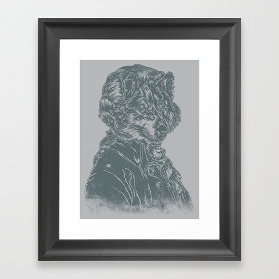 Wolf Amadeus Mozart Framed Art Print