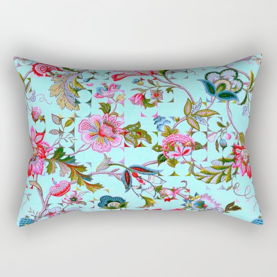 ancient floral Rectangular Pillow