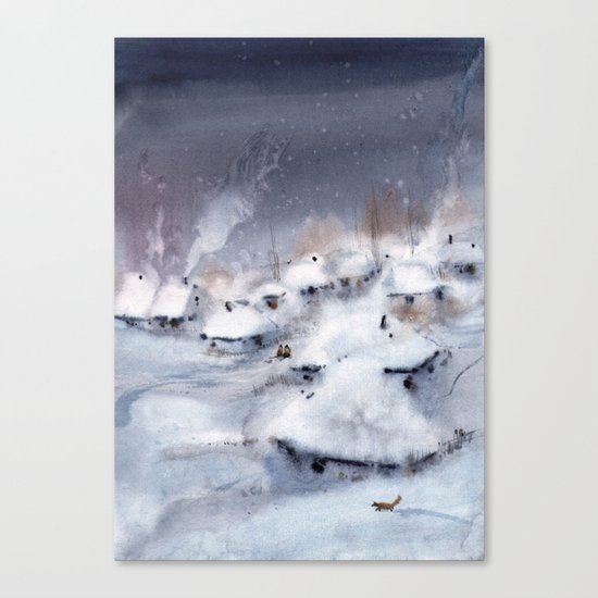 Winter tale Canvas Print