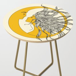 Sun and Moon Side Table