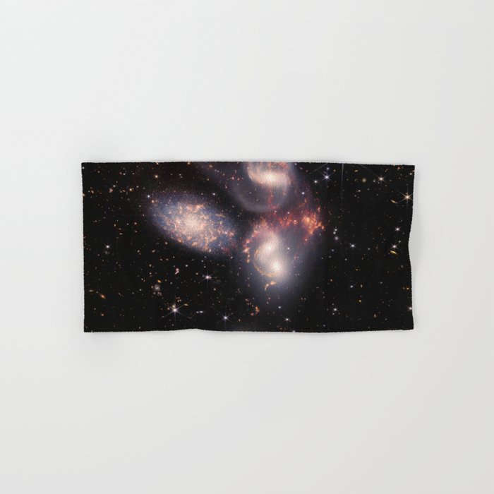 Nasa and esa picture 65 : Stephan’s Quintet by James Webb telescope Hand & Bath Towel