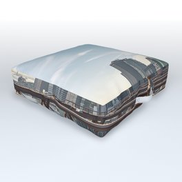 Brooklyn Bridge NYC Skyline Outdoor Floor Cushion