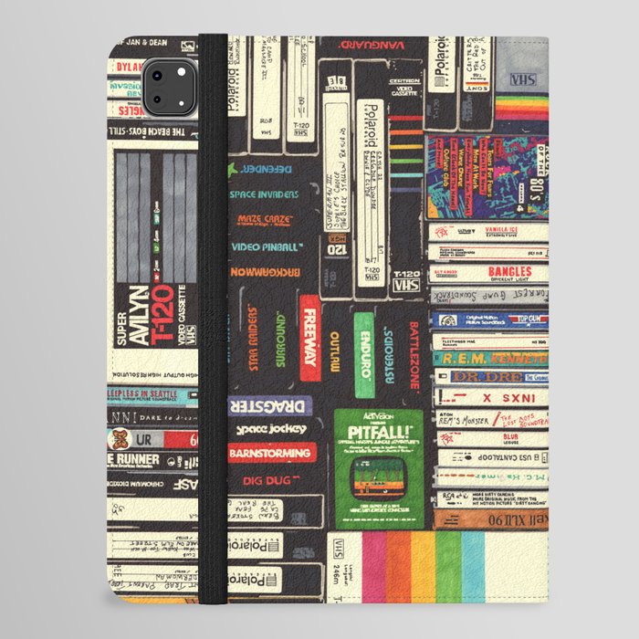 Cassettes, VHS & Video Games iPad Folio Case