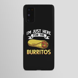Burrito Tortilla Wrap Breakfast Bowl Vegan Android Case