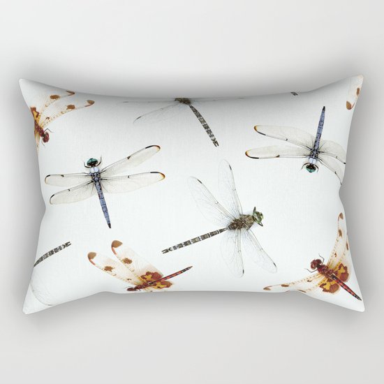 Dragonfly Pattern Rectangular Pillow