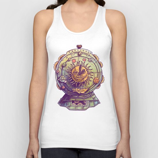 Cosmic Clock Unisex Tank Top
