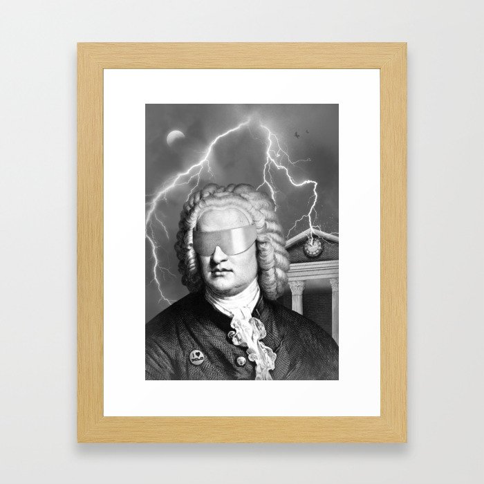 Bach To The Future Framed Art Print