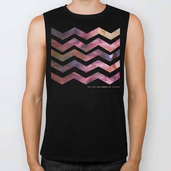 We are all made of stars Biker Tank