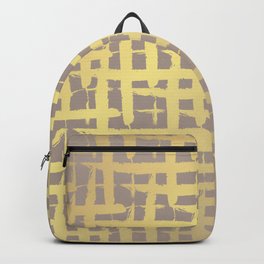 Golden Grid Backpack