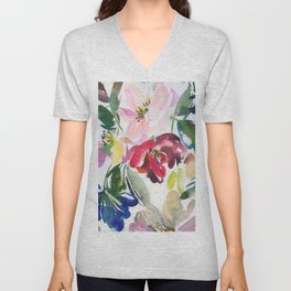 soft flowers N.o 6 V Neck T Shirt