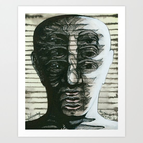 Who am I? Art Print