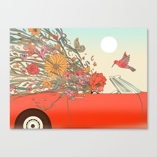 Passing Existence Canvas Print