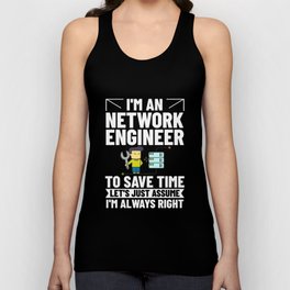 Network Engineer Director Computer Engineering Unisex Tank Top