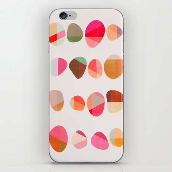 Painted Pebbles 5 iPhone Skin