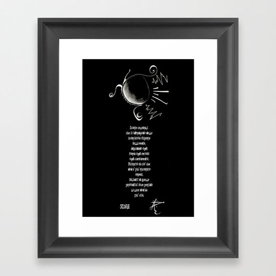 SCORIE Framed Art Print