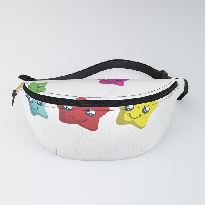 Colorful Smiley Stars Fanny Pack