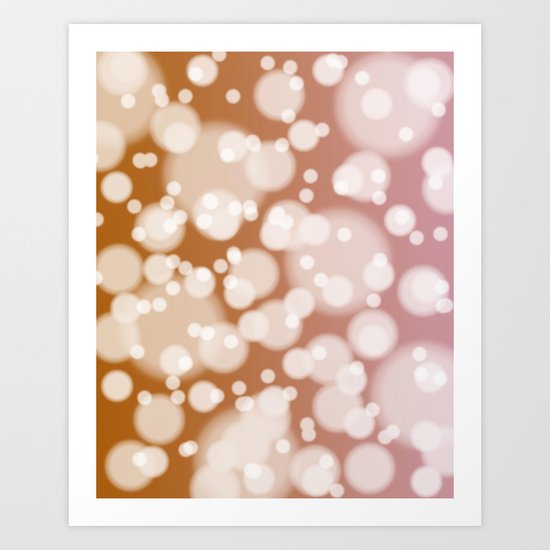 Dark Champagne Art Print