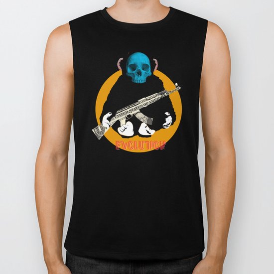 Evolution - (The MonkeyMan & The Gun) Biker Tank