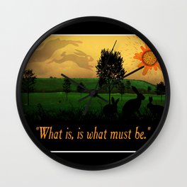 What Is, Is What Must Be Wall Clock