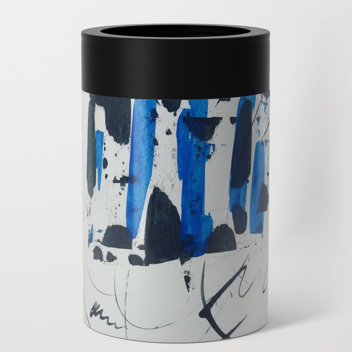 Black and Blue Can Cooler