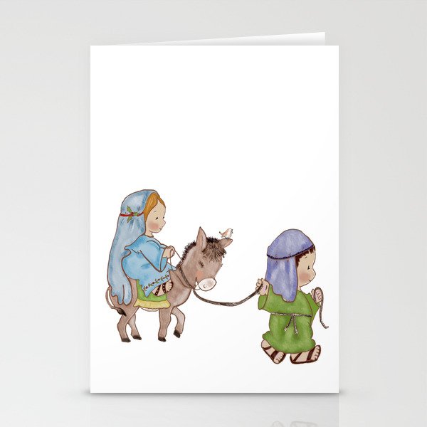 Nativity scene Stationery Cards