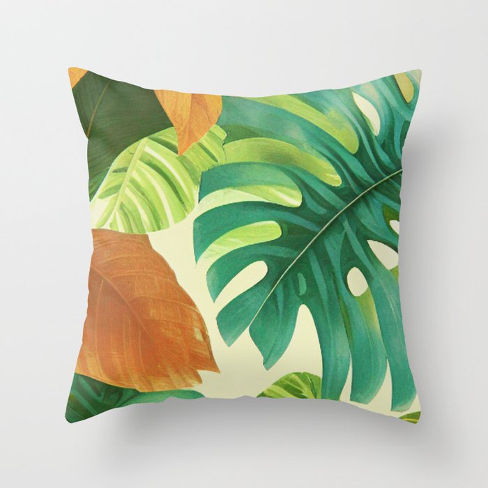 Tropical Vibe 2 Throw Pillow