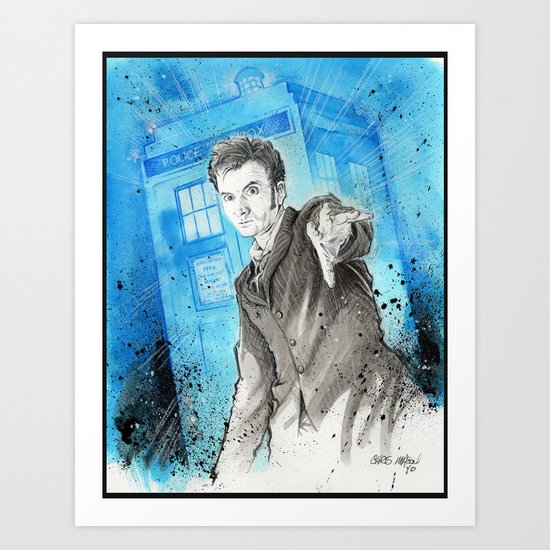 Doctor Who: The 10th Doctor Art Print