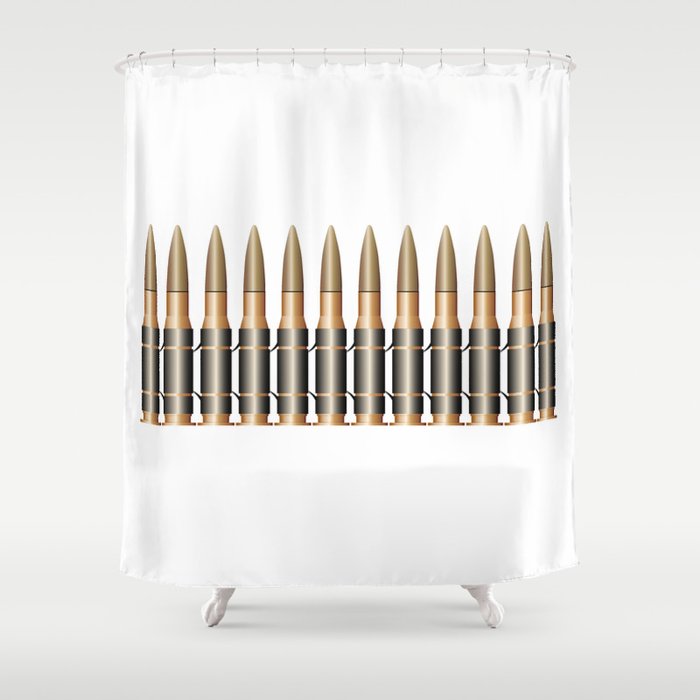 Bullet Belt Shower Curtain