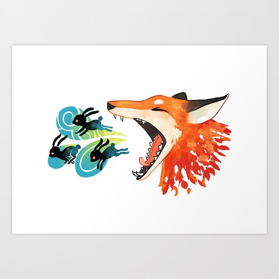 The Hunt Art Print