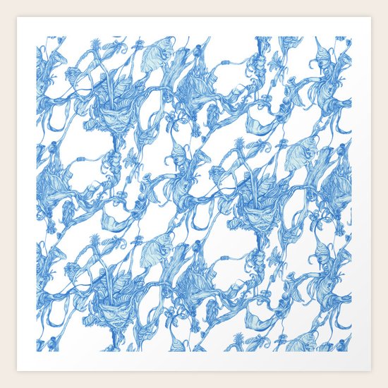 pattern-life Art Print