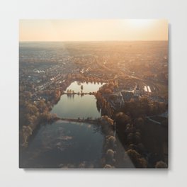 Leuven in the air landscape (aerial shot) Metal Print